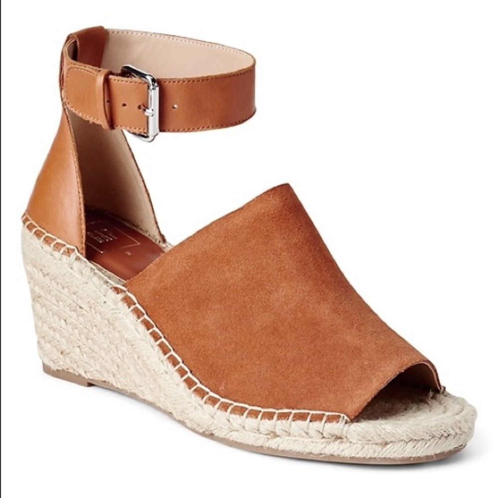 GAP Espadrille Wedges - Cognac